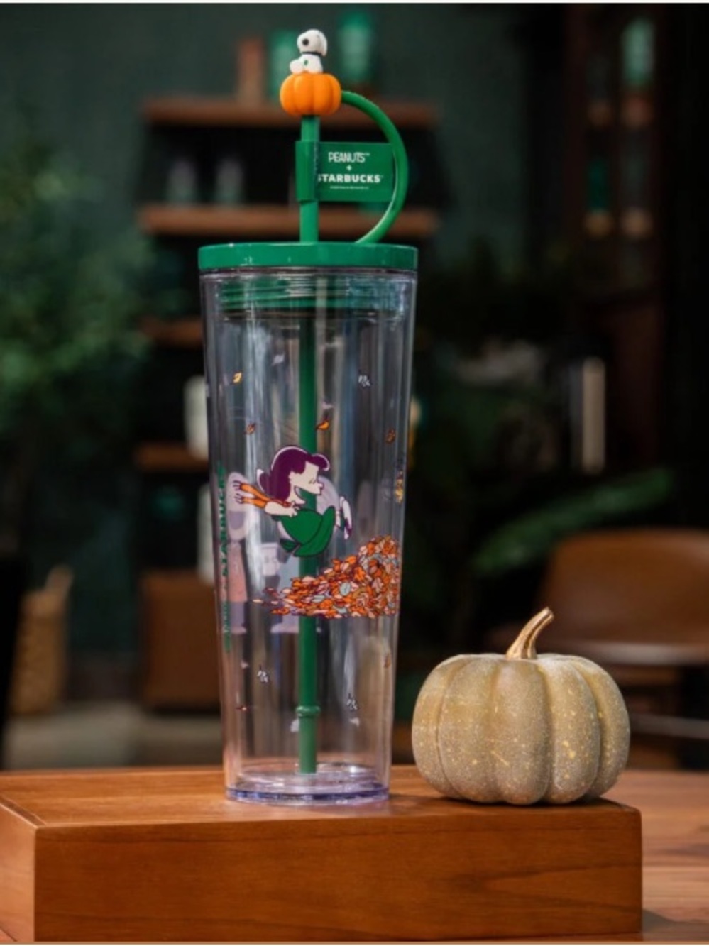 NWT Starbucks x Peanuts Great Pumpkin Exclusive Cold Tumbler